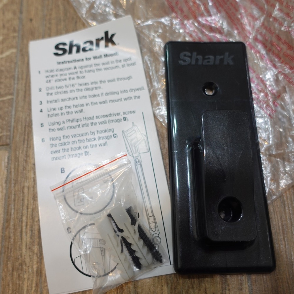 New Shark Wall Mount‎ bracket 240FFJV300 Rocket DuoClean Vacuums with screws
